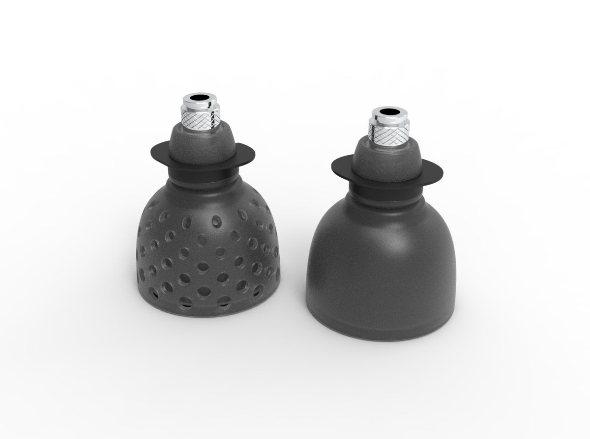 Priva Air 39 mm, shown with perforated and solid grippers